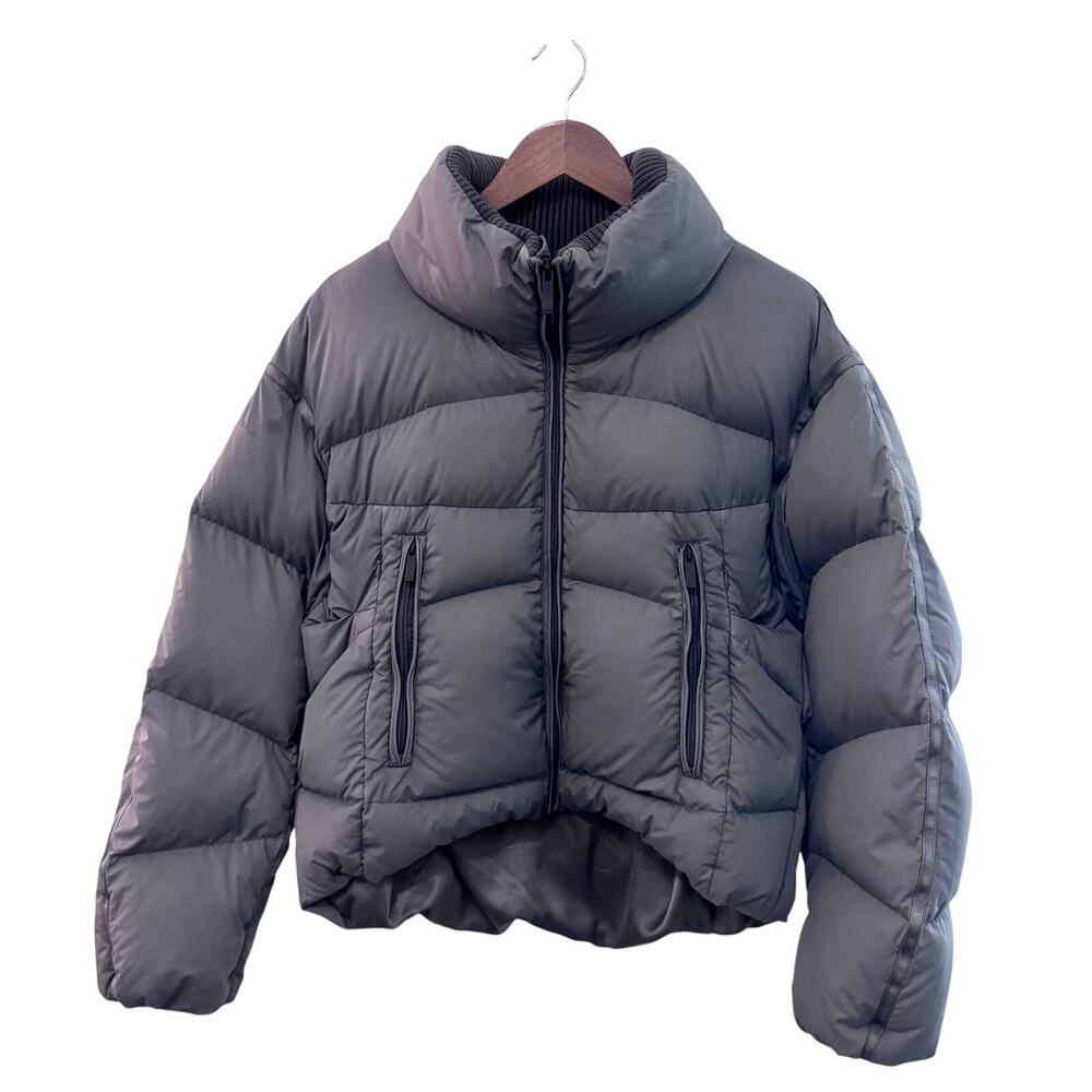 C2H4 Volcano Cocoon Puffer Jacket Monument Gray Medium